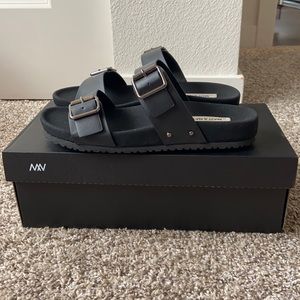 NWT: Matt and Nat Vegan Black Sandals
